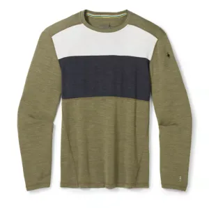 SmartWool Men's Classic Thermal Merino Baselayer Colorblock Crew