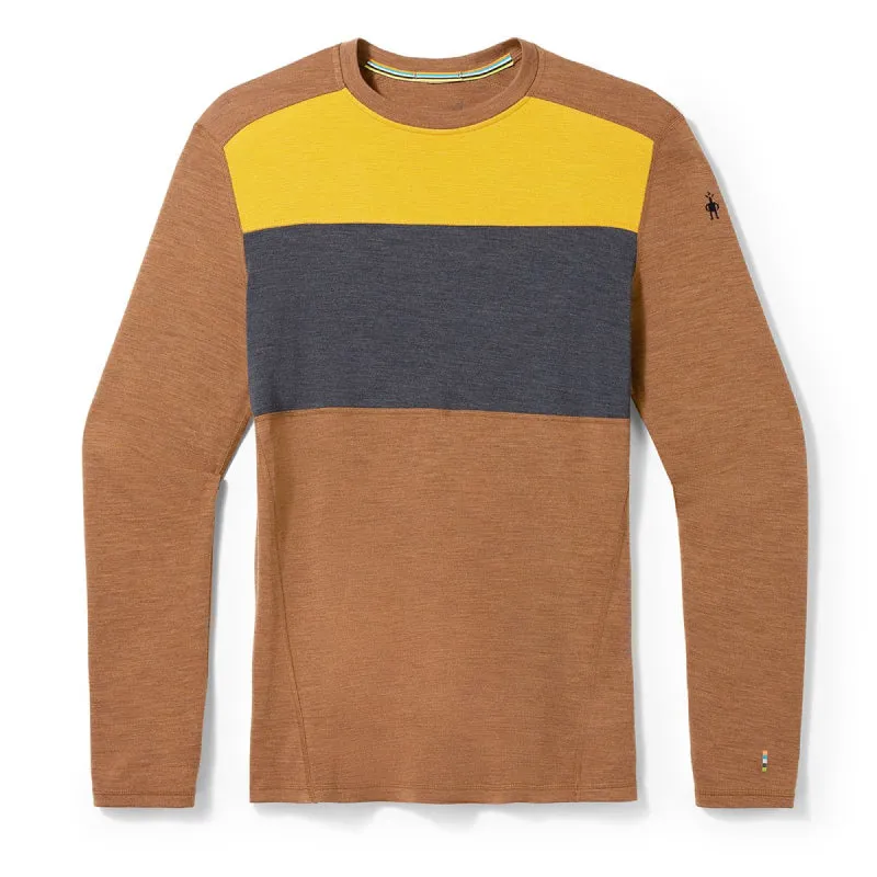 SmartWool Men's Classic Thermal Merino Baselayer Colorblock Crew