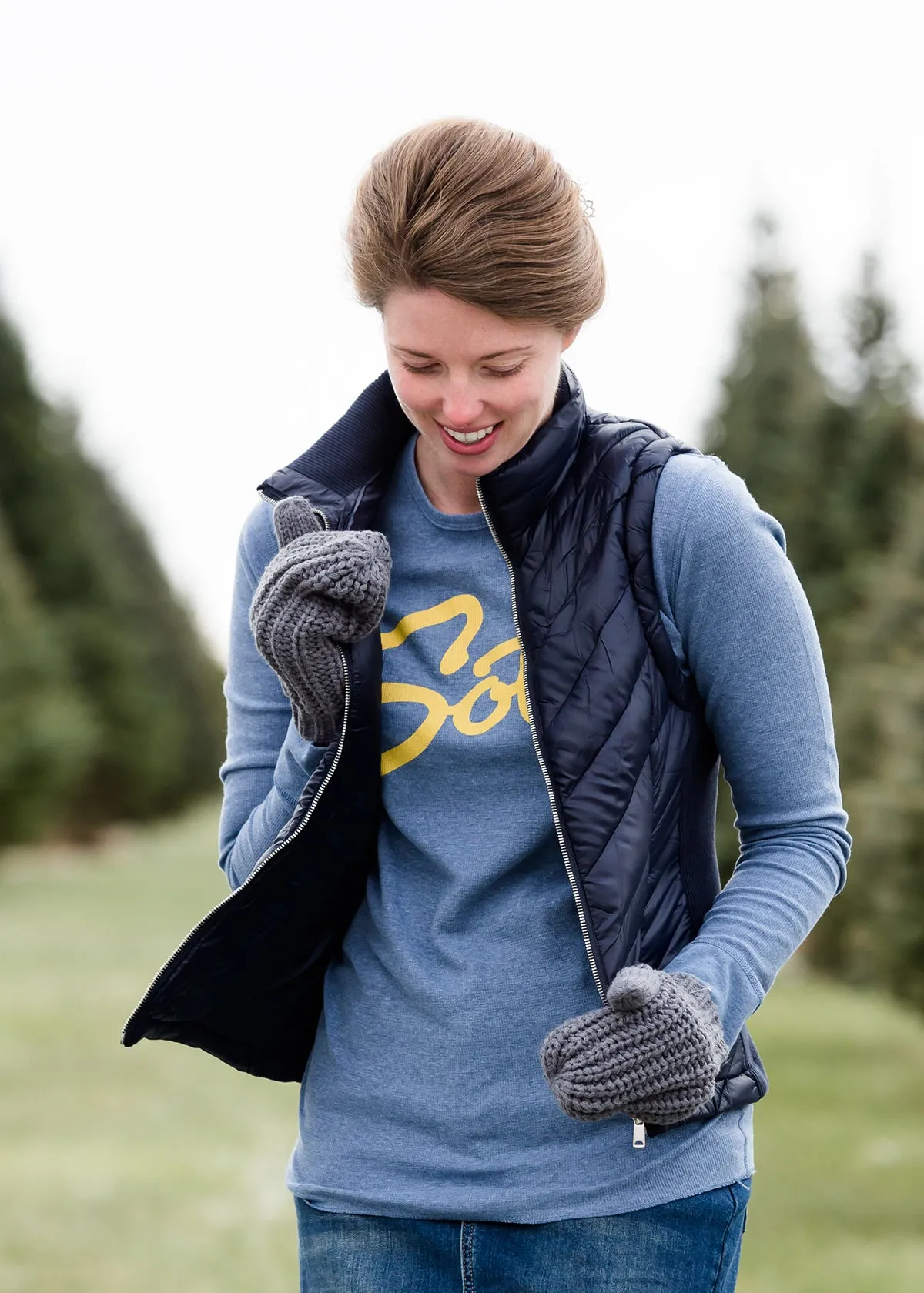 Sota' Long Sleeve Blue Thermal - FINAL SALE