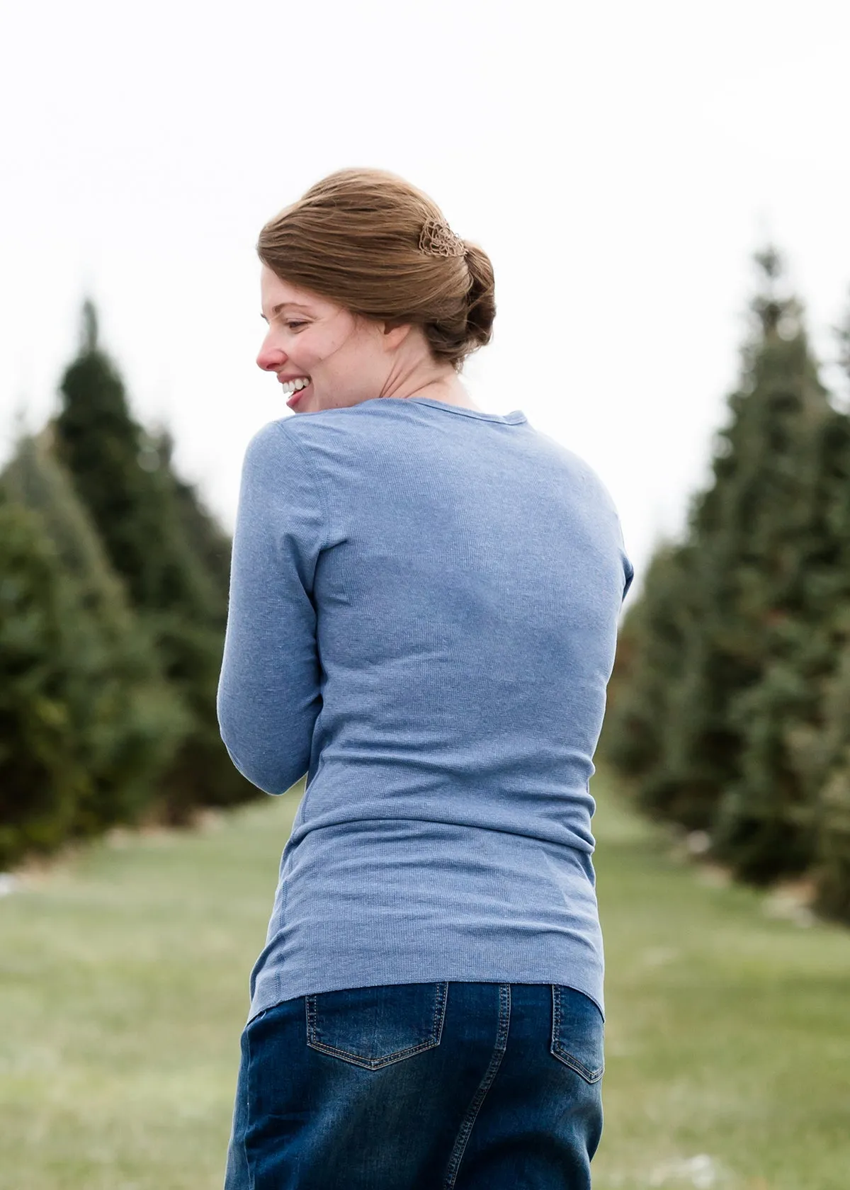 Sota' Long Sleeve Blue Thermal - FINAL SALE