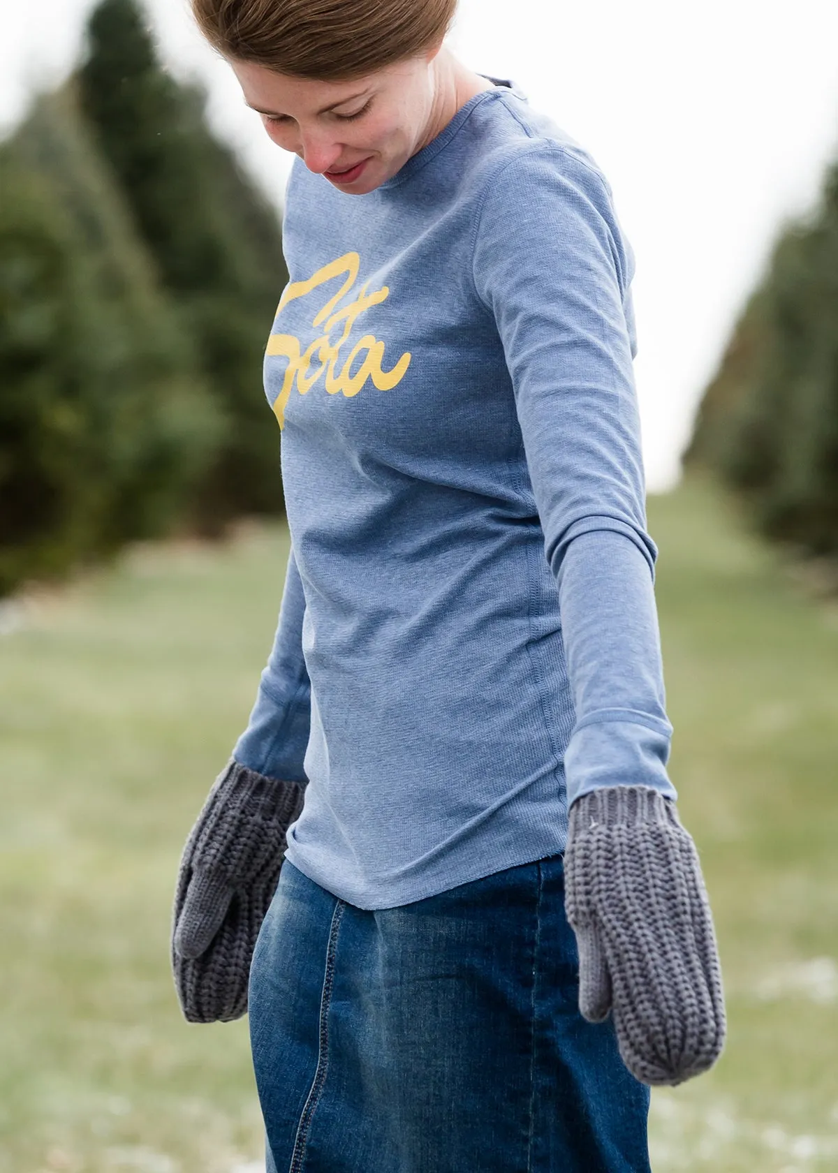 Sota' Long Sleeve Blue Thermal - FINAL SALE