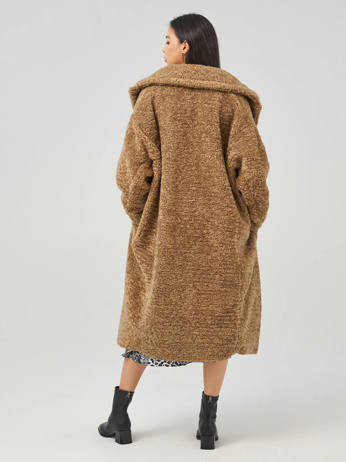 Teddy Bear Long Coat Jacket