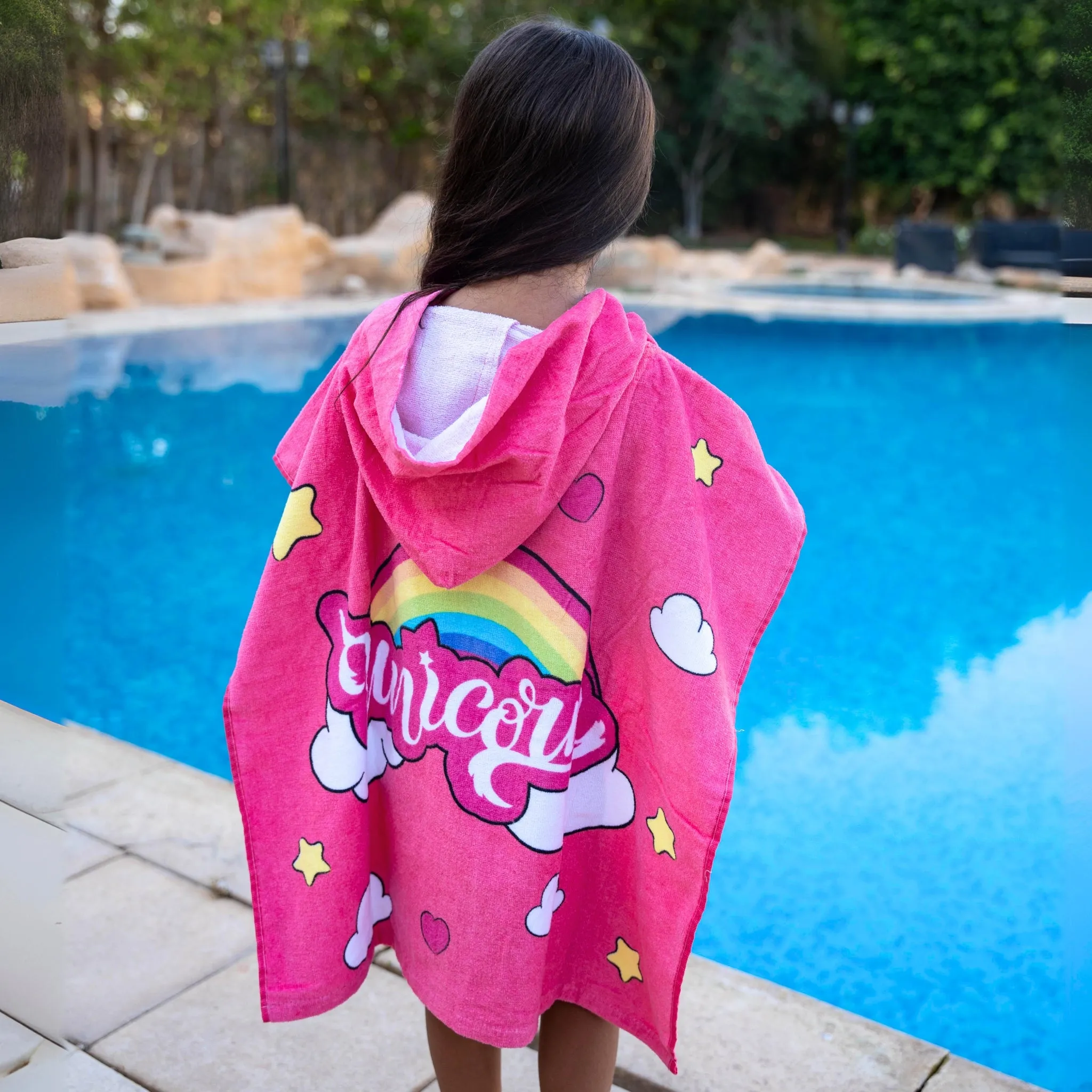 Unicorn Beach Poncho (Model 019)