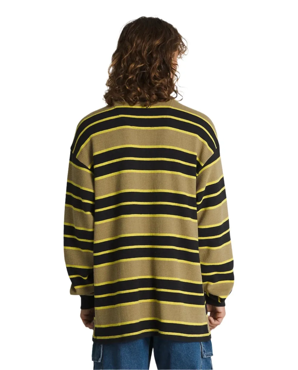 VANS Patton Stripe Long Sleeve Shirt Gothic Olive/Black