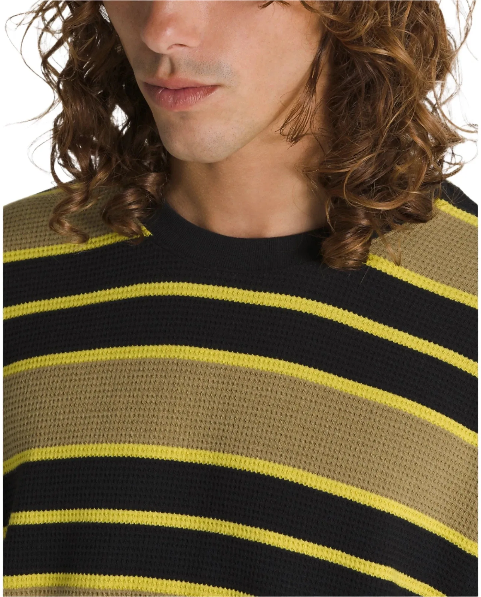 VANS Patton Stripe Long Sleeve Shirt Gothic Olive/Black