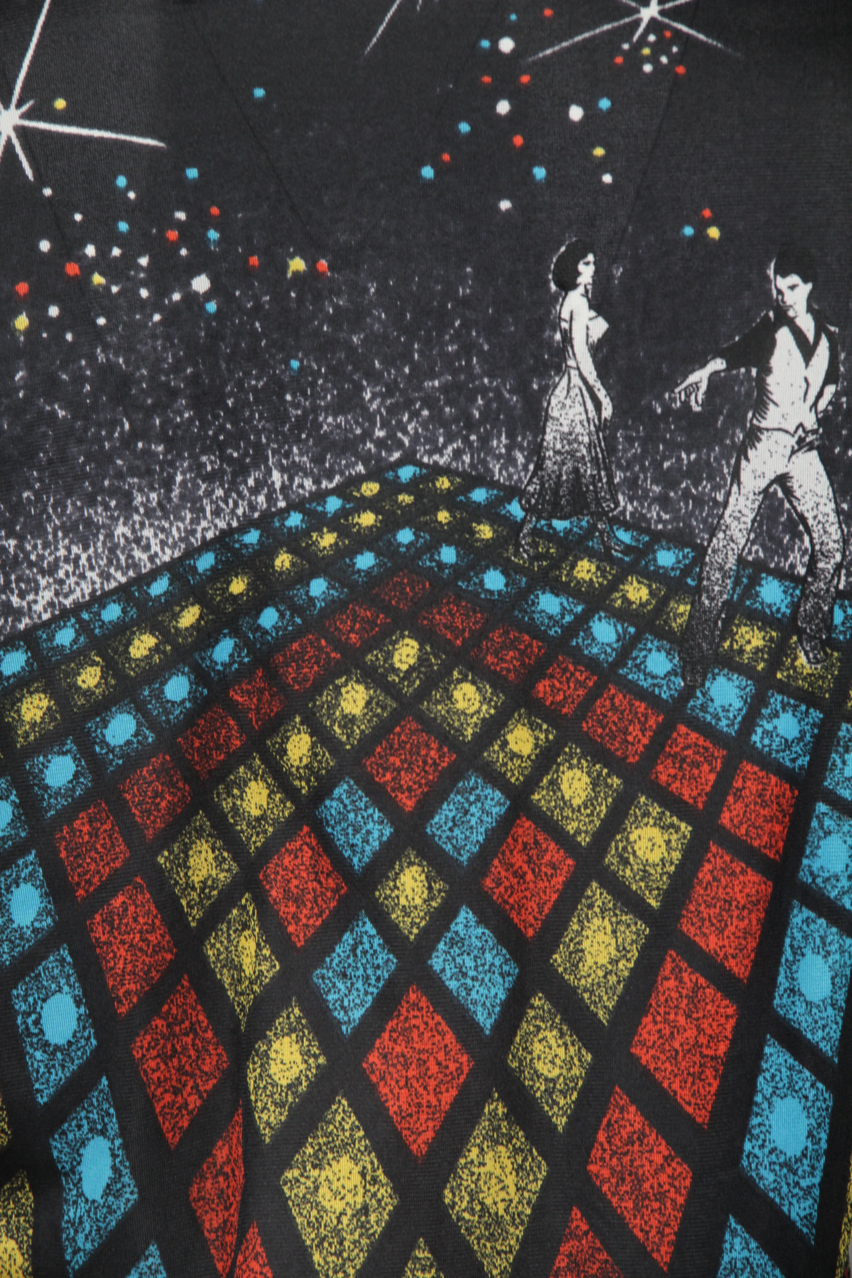 Vintage 1970s Disco Printed Shirt - S
