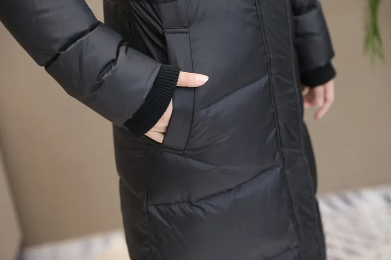 Winter Warm Hooded Overcoat